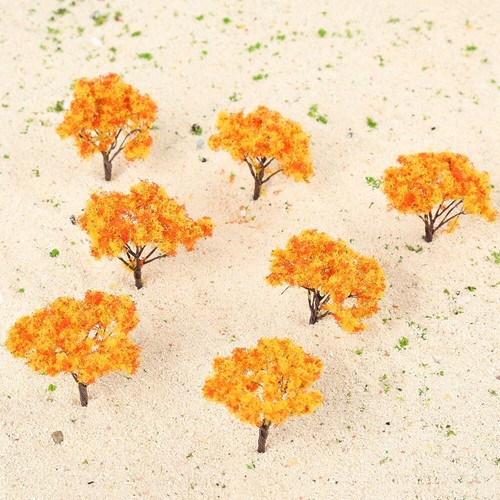 20pcs 65mm yellow model trees - yellow,