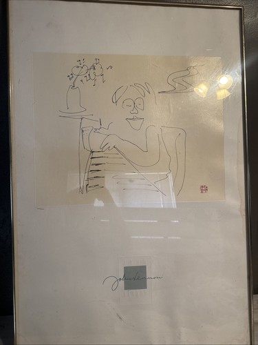 John lennon lithograph - john,