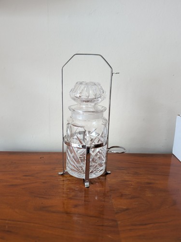 Vintage cut glass pickle - vintage,
