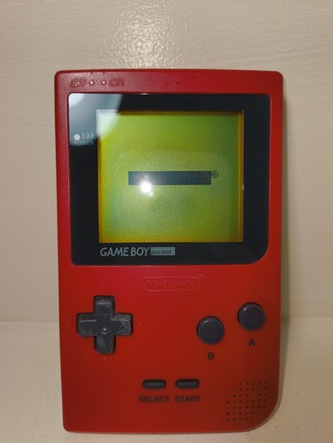 Nintendo gameboy pocket red - gameboy,