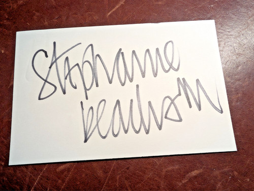 Stephanie beacham hand signed - beacham,