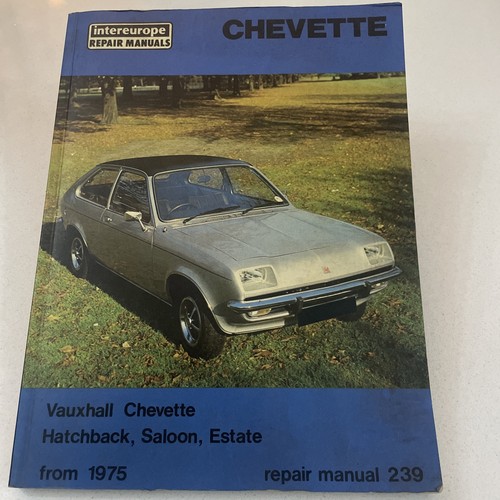 Chevette repair manual - repair, from