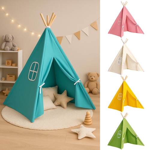 Kids teepee canvas tent - teepee,