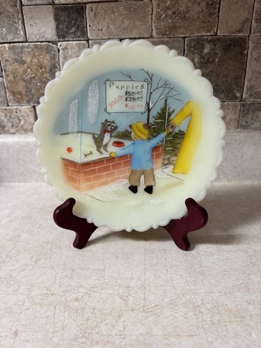 Vtg fenton christmas - fenton,