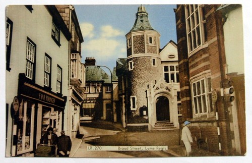 Postcard broad street lyme - street,,