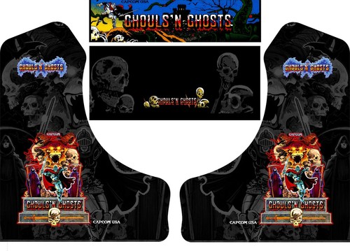 Ghouls ghosts bartop arcade - n,