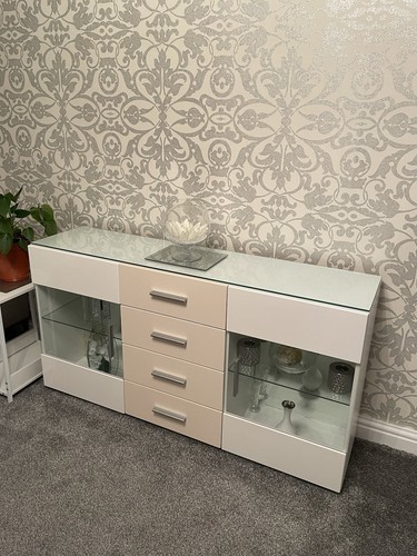White high gloss - white,