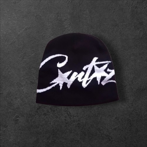 Corteiz black beanie - black, –