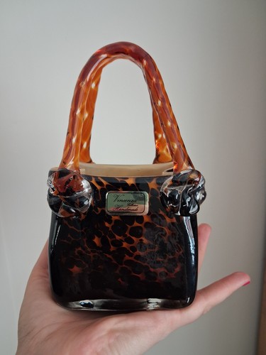 Murano glass bag - murano, bag/vase