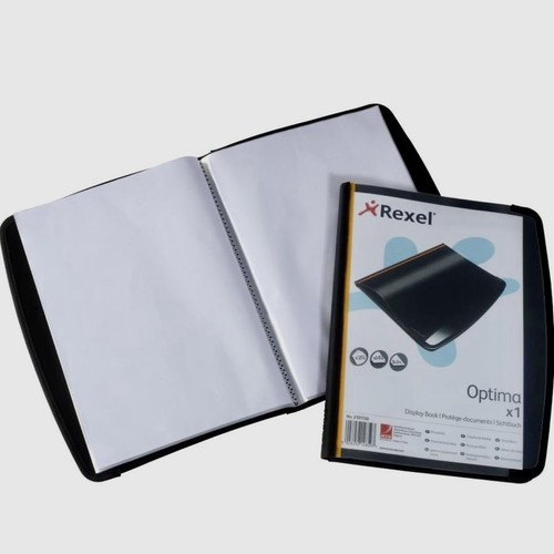 Rexel optima display book 20 - rexel,
