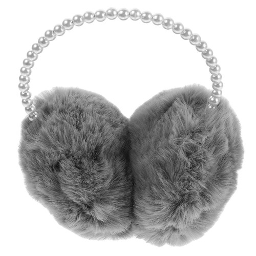Plush pearl ear warmers - pearl,