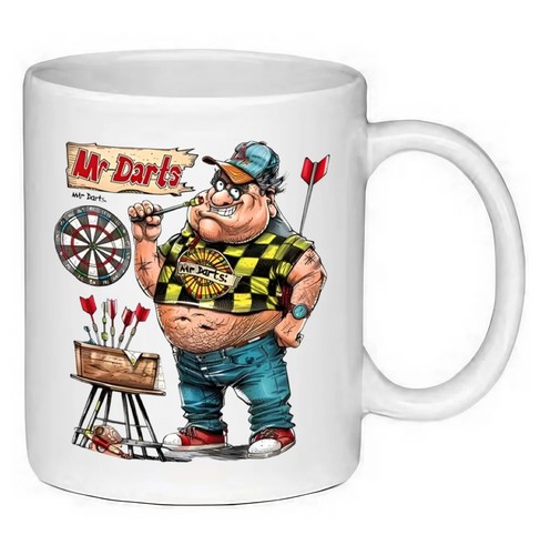 Custom printed darts coffee - mr,
