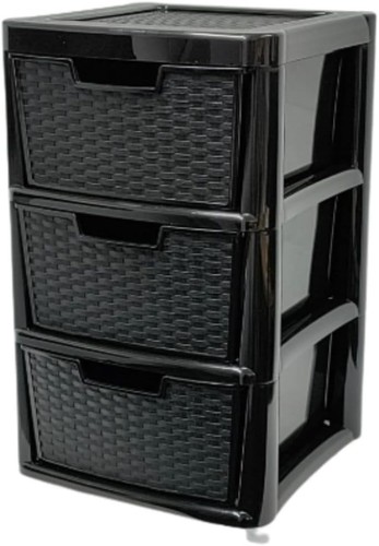 Large rattan style storage - large,