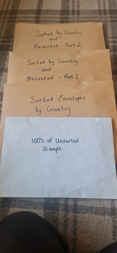 Large stamp collection - stamp,