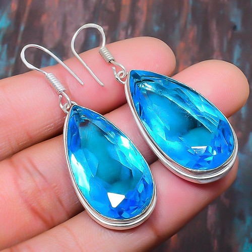Swiss blue topaz gemstone - blue,
