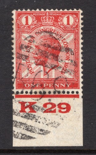 1929 scarlet postal union - 1d,