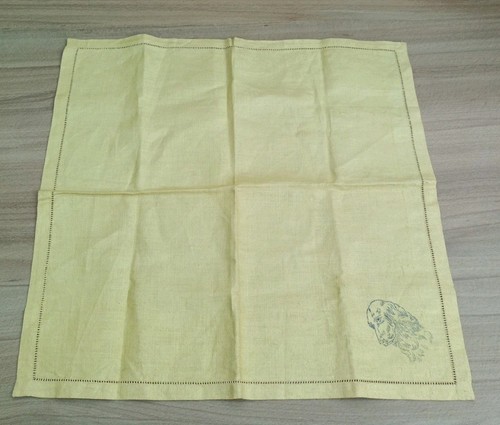 Vintage tea tray - cloth, with