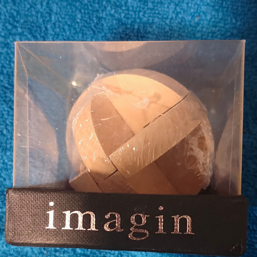 Imagin wooden spherical brain - imagin,