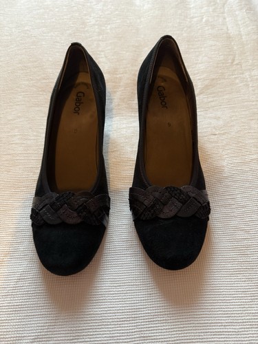 Gabor ladies black - gabor, suede