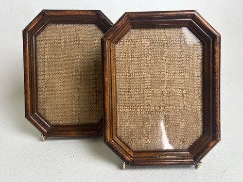 Octagonal photo frames pair - photo,