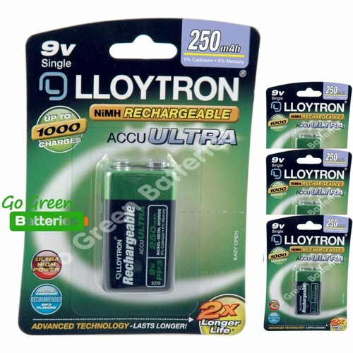 Lloytron pp3 rechargeable - 9v,