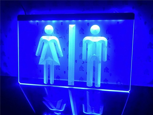 Toilets neon led - neon, display