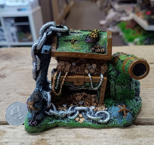 Sunken treasure chest anchor - sunken,