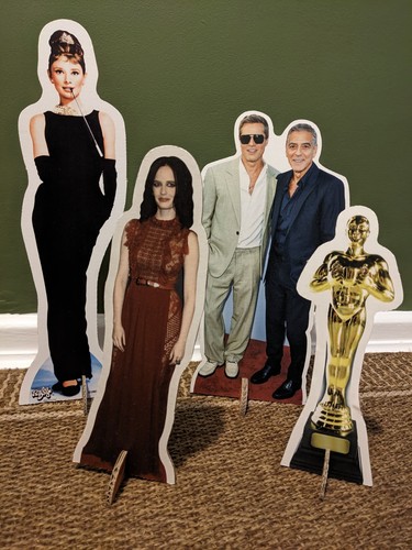 Cardboard cutouts table top - -table,