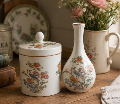 Wedgwood kutani crane bone - wedgwood,