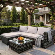 Rattan garden furniture - garden, set