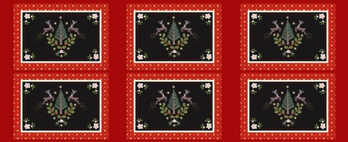 Yuletide reindeer placemat - yuletide,