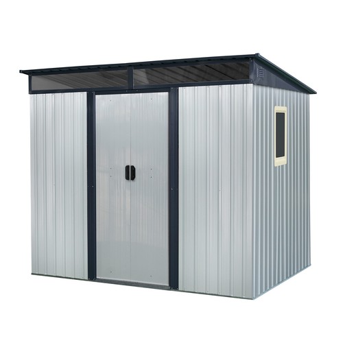 8x6 outdoor metal - metal, storage