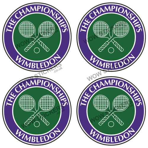 Wimbledon tennis stickers - wimbledon,