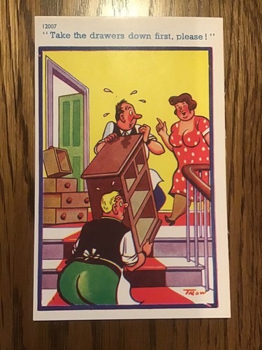 Saucy seaside postcard - saucy,