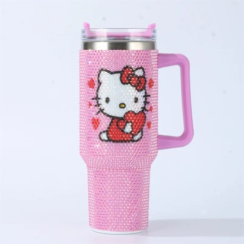 Tumbler straw rhinestone - &,