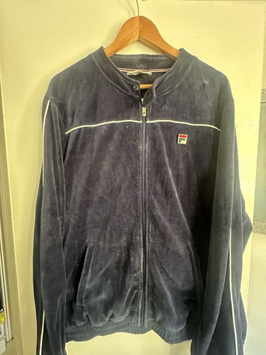 Fila men xxl blue velour - xxl,