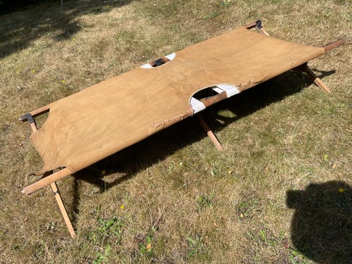 Vtg safari army camp bed - vtg,