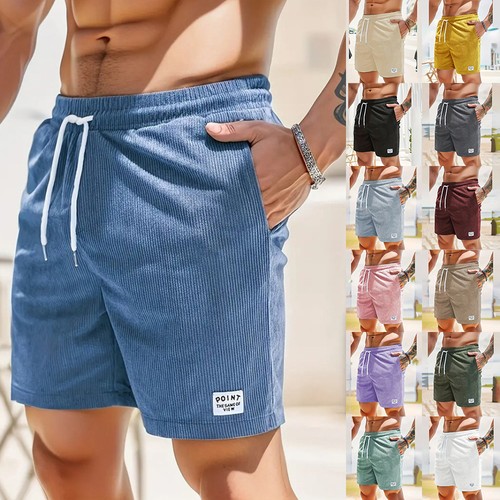 Mens summer corduroy half - summer,