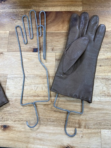 Antique glove formers - glove,