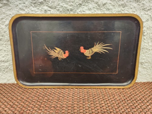 Vintage japanese tray oblong - vintage,