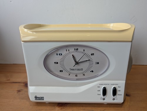 Swan teasmade alarm - swan, clock