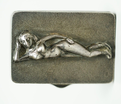 Antique silver nude girl asian - antique,
