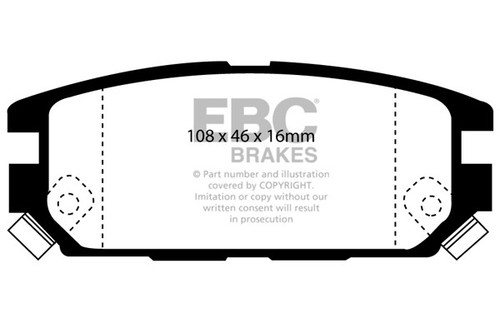 Ebc bluestuff rear brake - ebc,