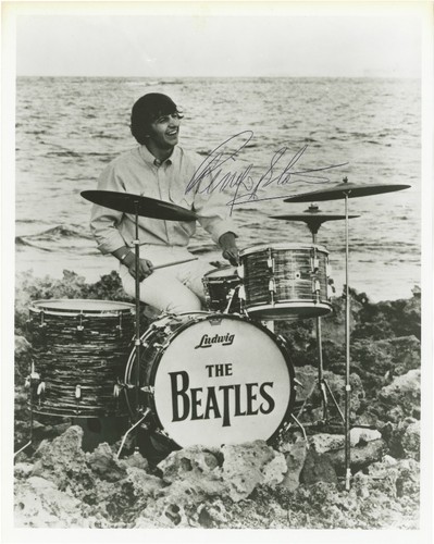 Ringo starr signed photograph - ringo,