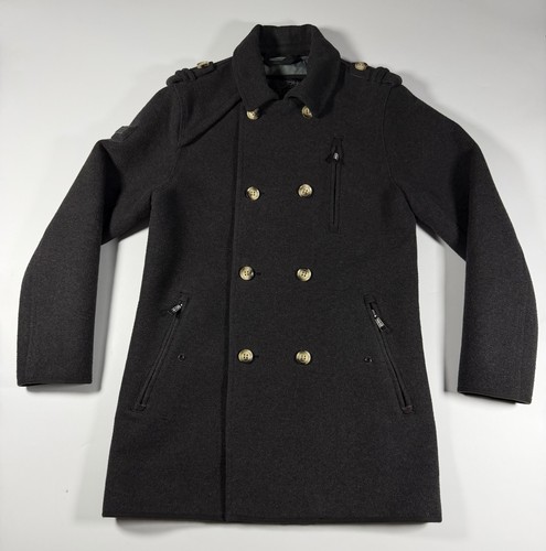 Superdry mens pea coat - superdry,