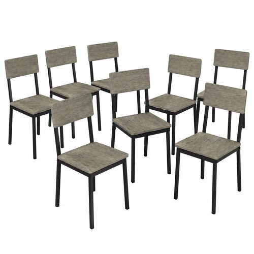 Industrial dining chairs - industrial, black