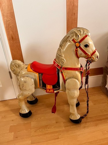 1950 vintage ride horse - 1950,