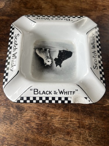 Vintage black white whiskey - &,