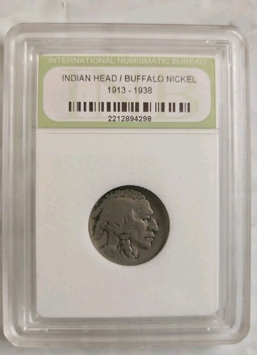 Indian head buffalo nickel - indian, head/buffalo