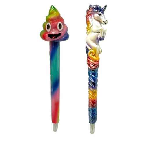 Funny unicorn poo pens - poo,
